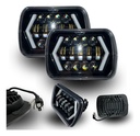 FARO JGO 7" DEL. CUADRADO LED OJO ANGEL FLECHA