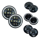 FARO JGO 7" DEL. REDONDO LED OJO ANGEL BLX-C3001
