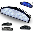 FARO LED CASCARA NEGRA LUZ BLANCO-AZUL