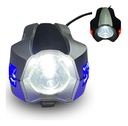 FARO LED P/MOTO AZUL ESTROBO 10W