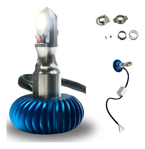 FOCO LED PARA MOTO DC 10-95V 24W BLUE COLOR