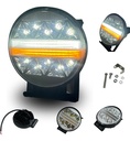 FARO LED REDONDO 24LED BLANCO 15 COLOR,ESTROBO