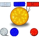 FARO LED REFLECTOR AMBAR (REDONDO)