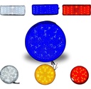FARO LED REFLECTOR AZUL (REDONDO)