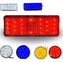 FARO LED REFLECTOR ROJO (RECTANGULO)
