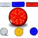 FARO LED REFLECTOR ROJO(REDONDO)