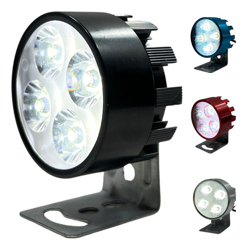 [FA-MLHR4N] FARO MOTO REDONDO 4/3W CARCASA NEGRA 5.5CM