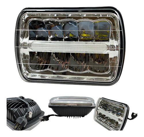 FARO PIEZA 7" DEL. CUADRADO LED 5600*2LM