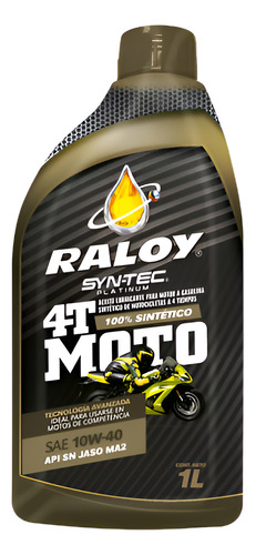 ACEITE RALOY MOTO SINTETICO 4T .946ML