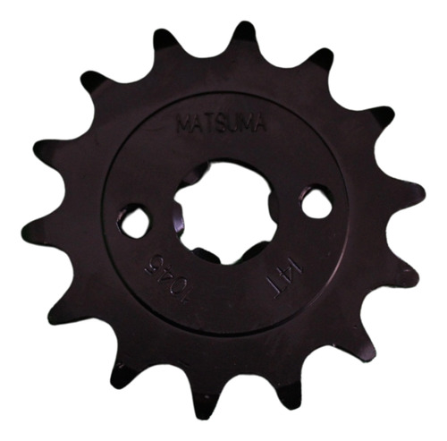 ENGRANE TRACCION DEL ACERO #1045 14T PULSAR 200NS