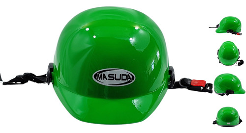 CASCO 1/2 CACHUCHA ABS CALIDAD ISO VERDE