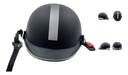 CASCO 1/2 CACHUCHA NEGRO MATE=MSD-300-NM
