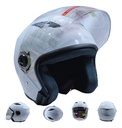 CASCO GEN ABIERTO C/VISERA BLANCO G