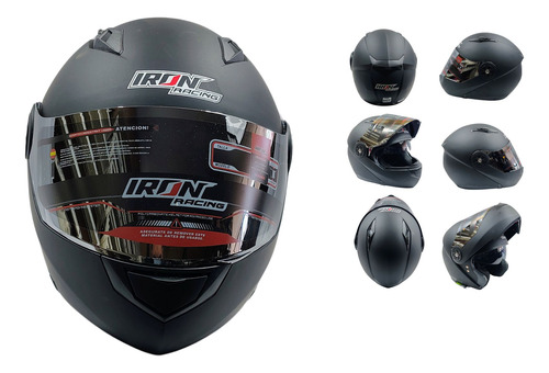 CASCO ABATIBLE DOBLE MICA CAPTAIN NGO/MATE (S)