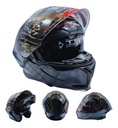 CASCO ABATIBLE IRON RACING NEGRO BRILLO M