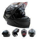 CASCO ABATIBLE LUCHADOR NEGRO MATE L