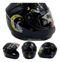 CASCO CERRADO NEGRO INFANTIL M-L