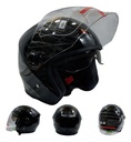 CASCO NEGRO BRILLO