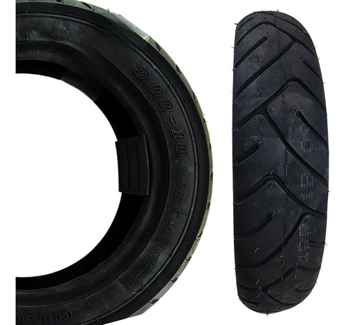LLANTA MOTO CHAO 3.00-10 4PR TL H920 42J