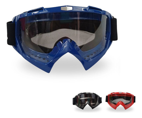 [LM098A] GAFAS/GOGGLES AZUL PARA MOTOCICLISTA, CI