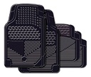TAPETE  DIAMANTE AUTOS 4 PIEZAS NEGRO 315 MERCURIO