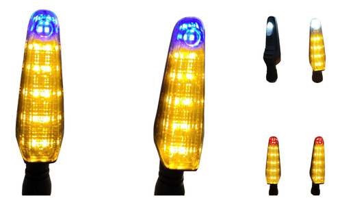 DIRECCIONAL LEDS BI-COLOR RUNNING IR1018 AMARILLO/AZUL