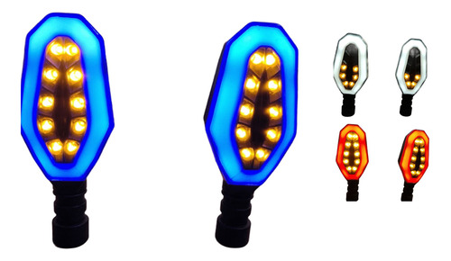 DIRECCIONAL LEDS BI-COLOR RUNNING IR1031 AMARILLO/AZUL