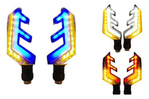 DIRECCIONAL LEDS BI-COLOR RUNNING IR1037 AMARILLO/AZUL