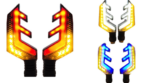 DIRECCIONAL LEDS BI-COLOR RUNNING IR1037 AMARILLO/