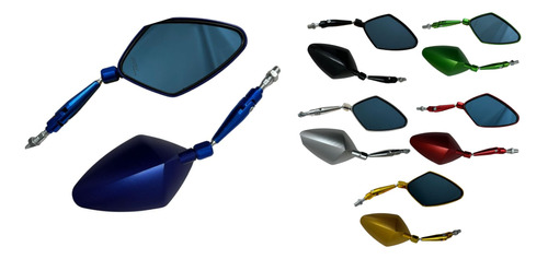 ESPEJO IRON RACING IR0200 AZUL