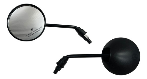Espejo Retrovisor Moto Izquierdo Con Isotipo Italika D125 LT 1 Pza