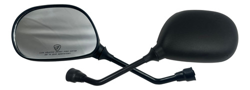 ESPEJO JGO C/LOGO Y LEYENDA DT125,DT125 CLAS