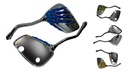 ESPEJO JGO DECORATIVO CROMADO MANO AZUL