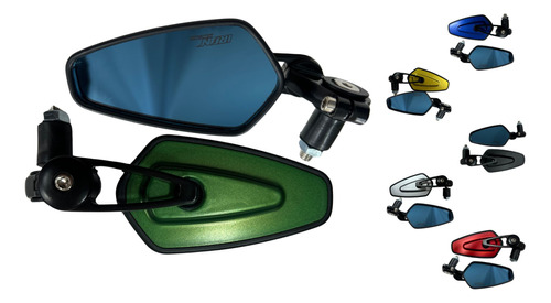 ESPEJO RETROVISOR MOTO IRON RACING AMERICA VERDE