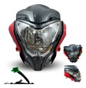 FARO COMPLETO BAJAJ PULSAR 200 ROJO