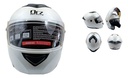 CASCO ABATIBLE DOBLE MICA BLANCO PERLA (L) DOT