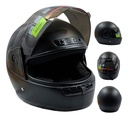 CASCO CERRADO NEGRO MATE=MSD-106-NM