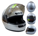 CASCO CERRADO PLATA M-L