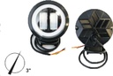 FARO REDONDO MOTO 3" ALTA/BAJA/ESTROBO C