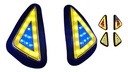 DIRECCIONAL LEDS BI-COLOR IR1205 AMARILLO/AZUL