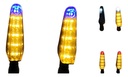 DIRECCIONAL LEDS BI-COLOR RUNNING IR1018 AMARILLO/AZUL