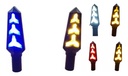 DIRECCIONAL LEDS UNIVERSAL BI-COLOR RUNNING IR0566 AMARILLO/AZUL